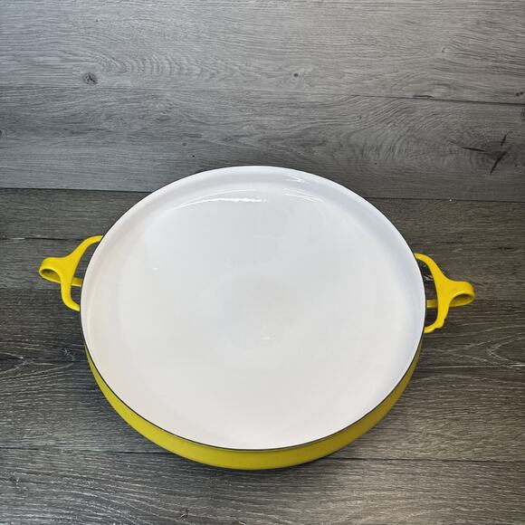 Dansk International Design France Yellow 13.5' Enamel Paella Pan New - Picture 2 of 8